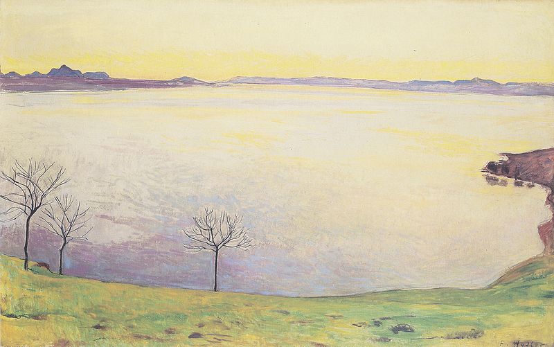 Ferdinand Hodler Genfersee von Chexbres aus